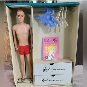 1961 Ken Doll and Case